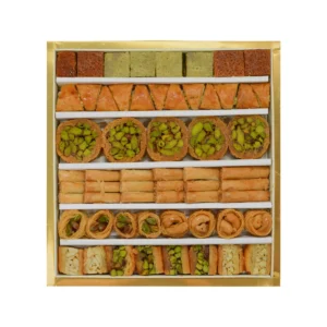 Aboullaban 's Deluxe Mixed Baklava Assortment, 750g Box 03