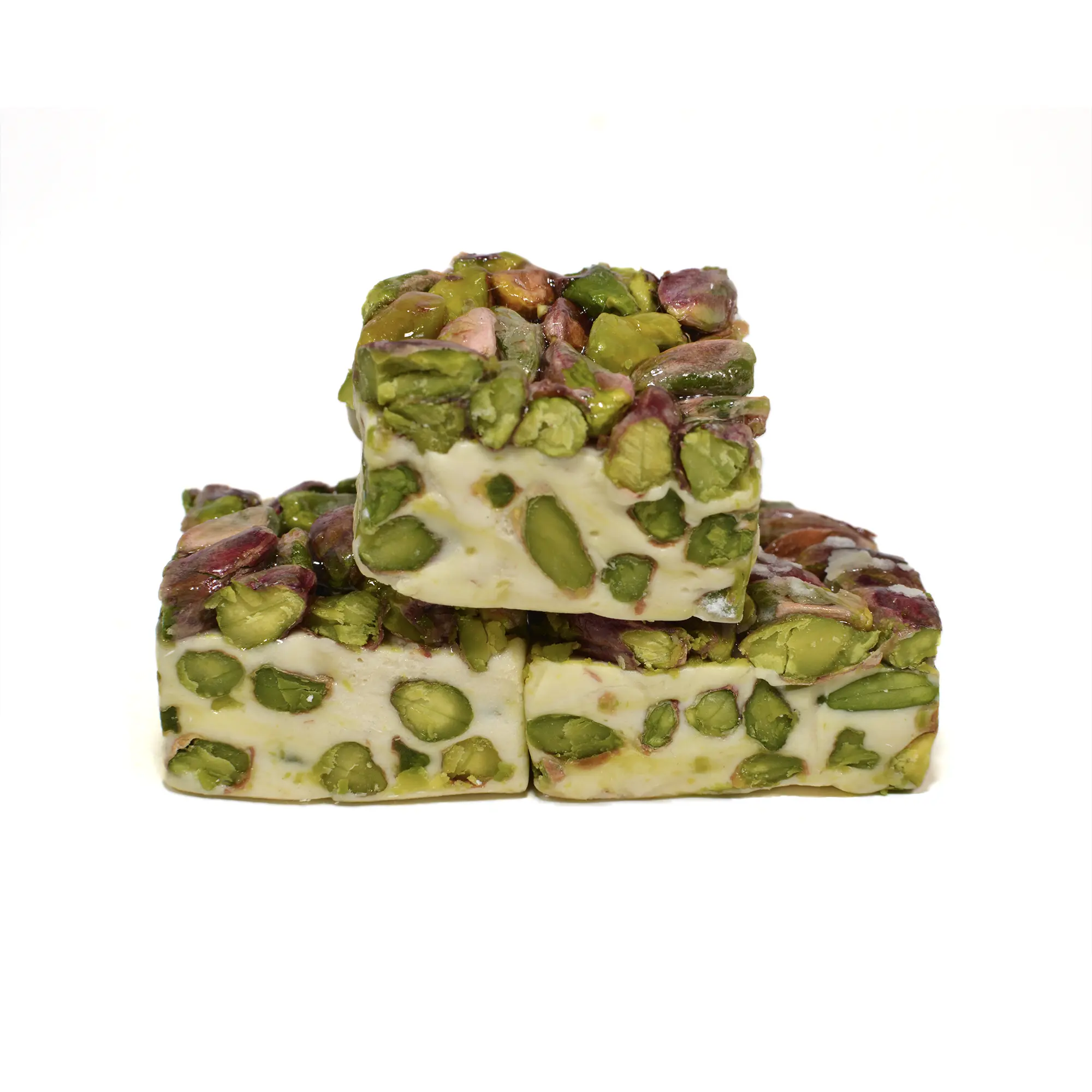 White Nougat with Pistachio One Side 03