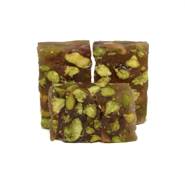 Double Lux Raha (Lokum) with Pistachios in Square Shape 04